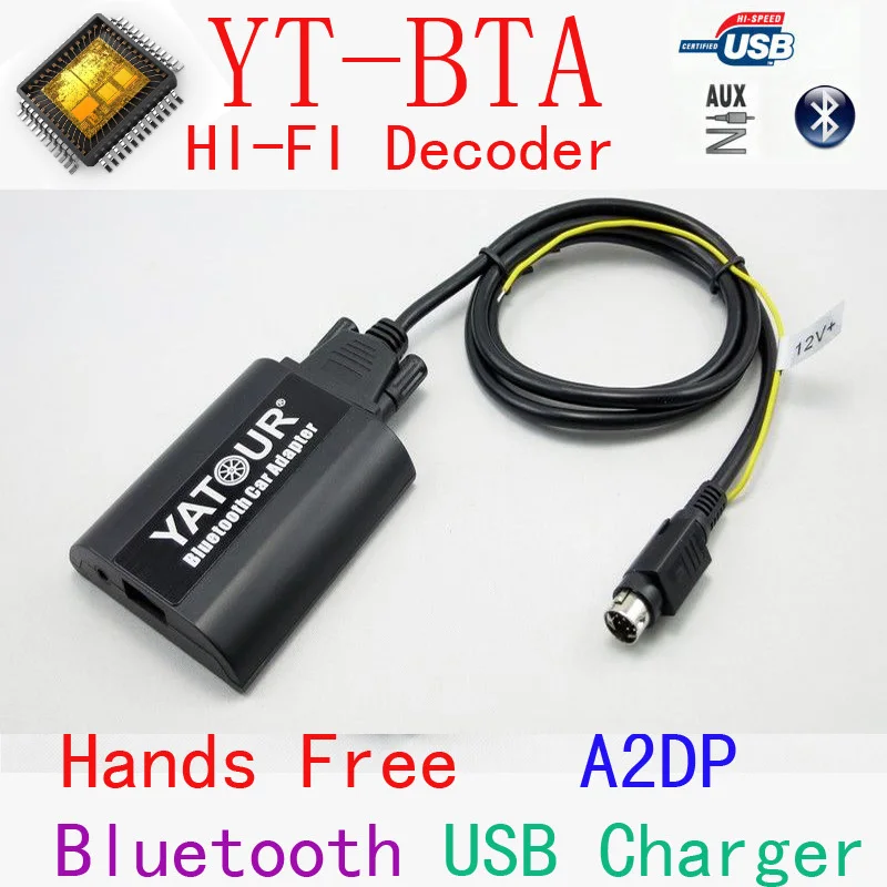 Автомобильные комплекты Yatour BTA Bluetooth гарнитура громкой связи A2DP для Volvo SC XXX радио