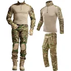 Тактическая Военная одежда для страйкбола, костюмы, Униформа, тренировочный костюм, камуфляжные брюки, комплекты для пейнтбола, мужские брюки в стиле милитари