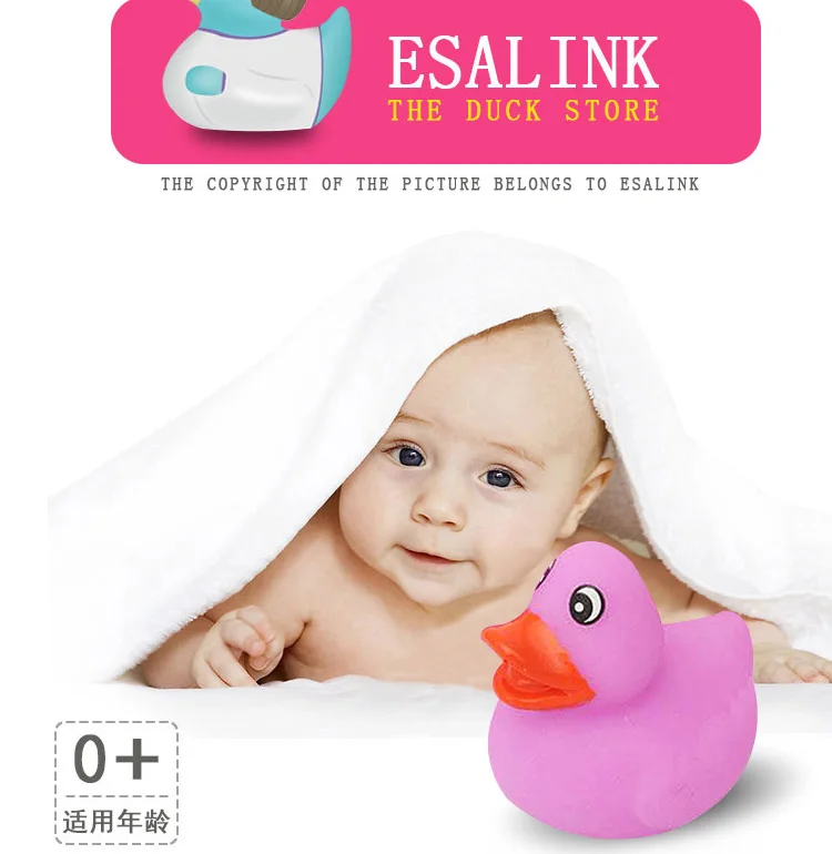 5 шт. мини детская резиновая утка для ванны Duckie детский душ водные игрушки Плавательный Бассейн плавающие пищащие резиновые игрушки утки для детей подарок