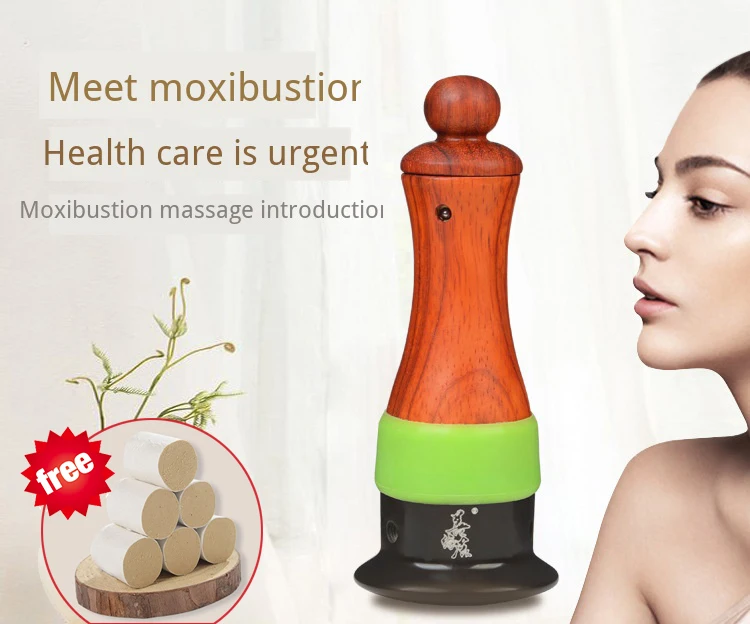 

Moxibustion Massager Face Foot Back Massage Tool Energy Stone Needle Cellulite Massager Aromatherapy Warming Therapy Gua Sha 1P