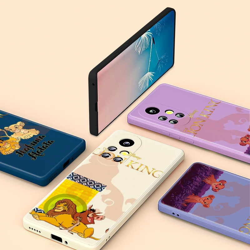 

The Lion King Cute For Huawei Nova 8 8i 8SE 7SE 7 6SE 7i 6SE 6 5i 5 5T 5Z Pro 4E 4 3i 3 Liquid Silicone Soft Phone Case