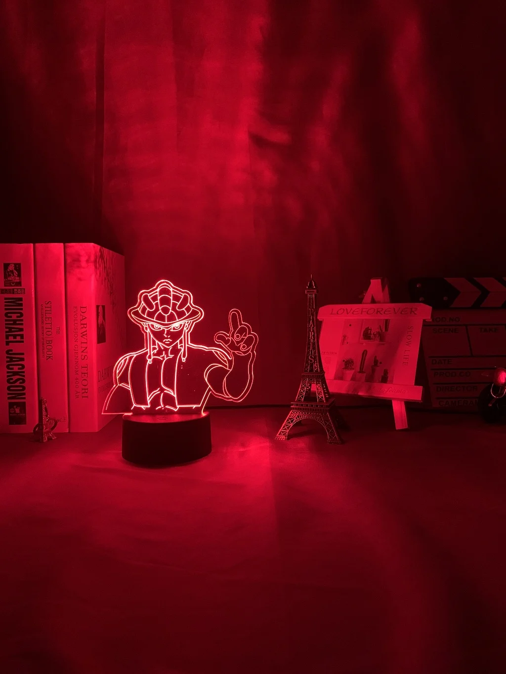 3d Светодиодная лампа Anime Hunter X для спальни Декор светильник подарок на день