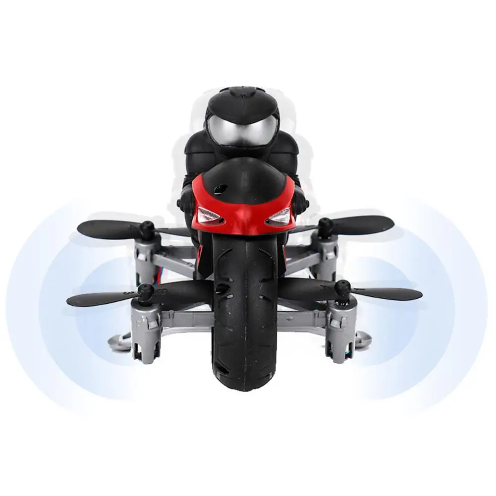 2 4G 4CH в 1 Мини RC мотоцикл с дроном высокоскоростные игрушки модели мотоциклов