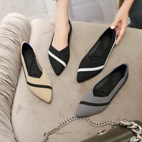 woven flat casual flats loafers womens spring shoes shallowpointy flatscasualcomfortableclassicoffice lady flat casual