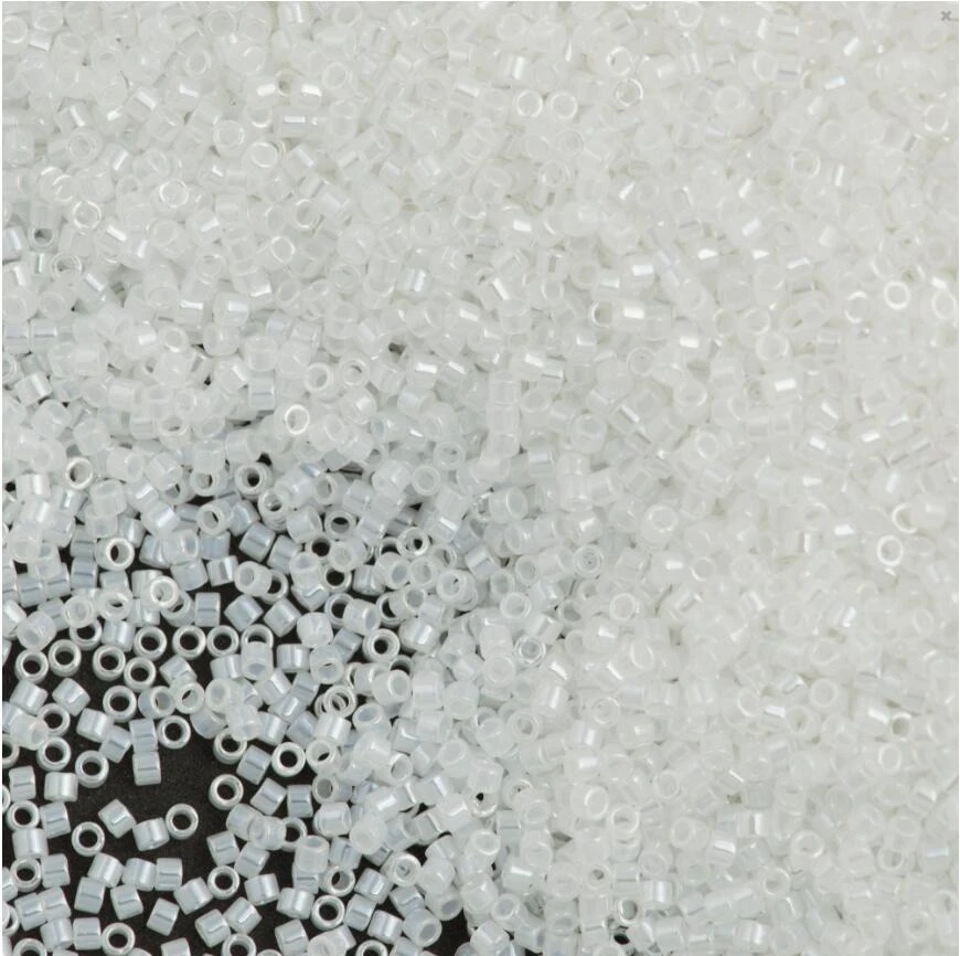 miyuki-DB231 Тайдиан Miyuki Delica Seed Bead 11/0 для Broderie De Perles Francaises непрозрачный белый DB200 1,6x1,3 мм около 1000 штук - Цвет: miyuki-DB231