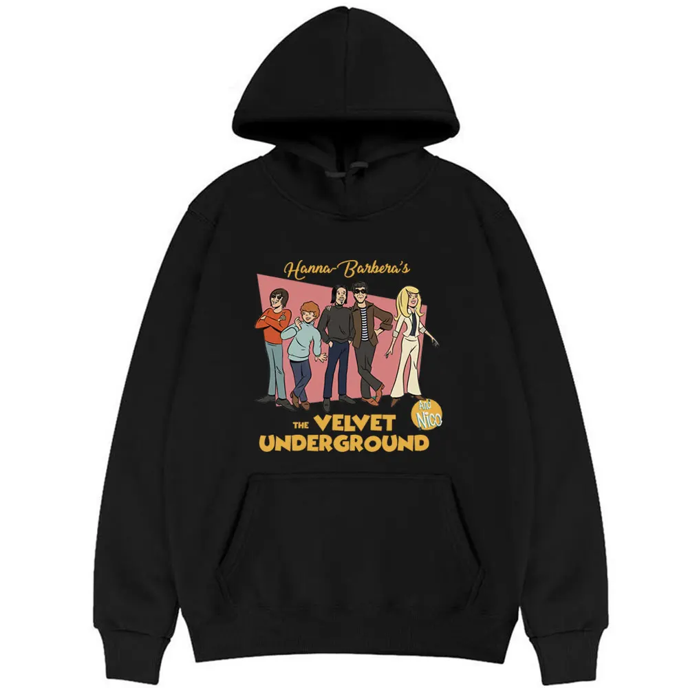 

The Velvet Underground Graphic Print Hoodie Art Garage Punk Rock Band Hoodies Clothing Men Women Fashion Bigger Size Sweatshirt