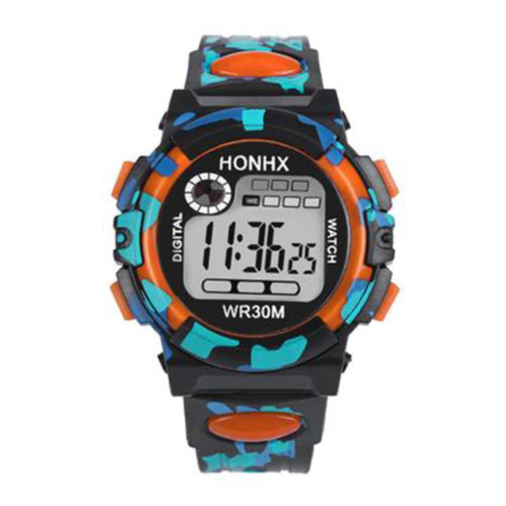 Multi-function LED Watch Kids Watches Boys Daily Life Waterproof Sports Digital Waristwatch Childrens | Наручные часы