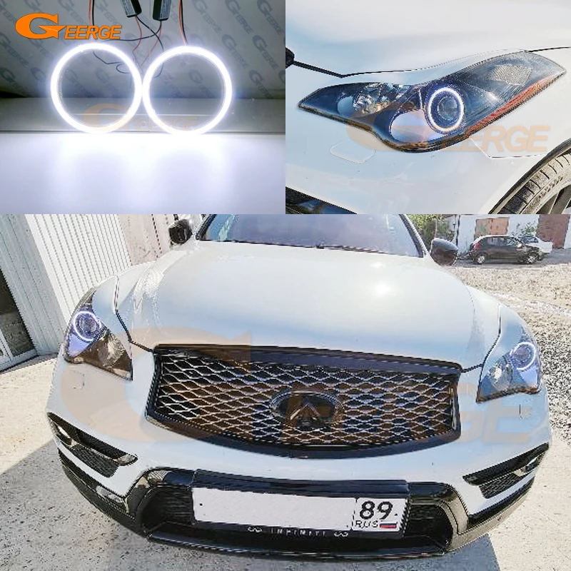 Для INFINITI EX EX25 EX35 EX37 2008 2009 2010 2011 2012 2013 отличный ультра яркий COB комплект светодиодов