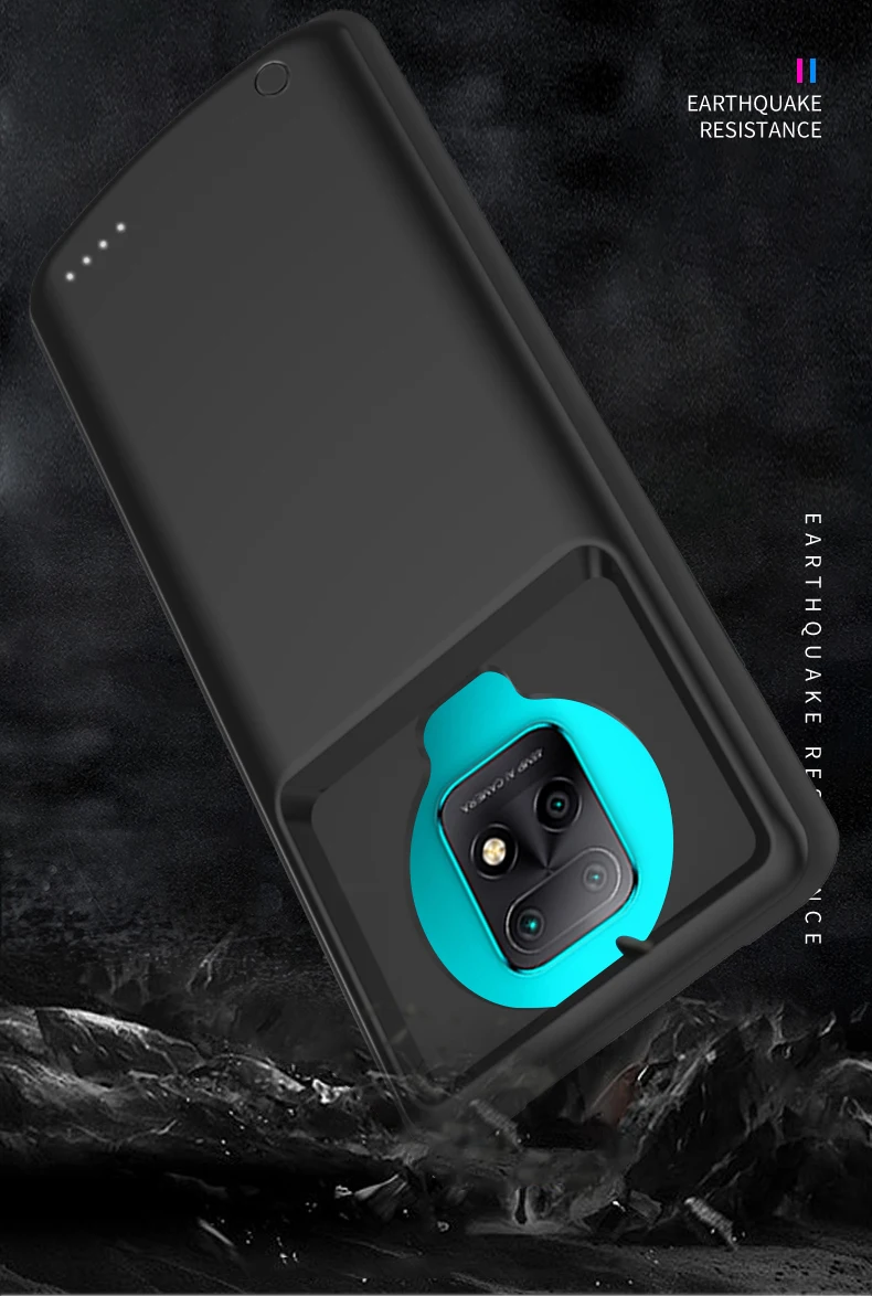 Тонкий чехол для аккумулятора Xiaomi Redmi 10X тонкий ударопрочный зарядного