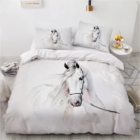 horse bedding set 3d printed animals kids gift comforter duvet cover pillowcase bedroom decor home textiles dropshipping