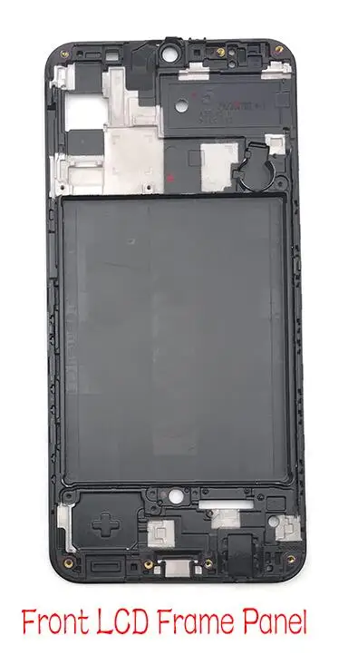 Front Housing Передний корпус ЖК-панель средняя рамка для samsung A50 A505F рамка Крышка запасные части - Цвет: Front Housing