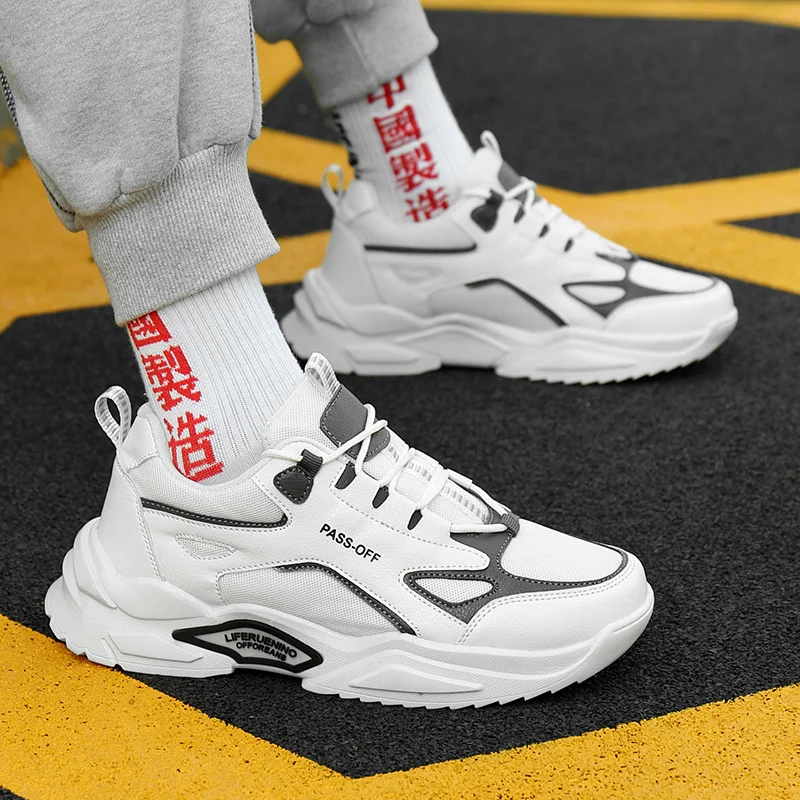 

Men Shoes 2021 spring and summer new daddy Korean breathable fashion brand leisure sports men's shoes
