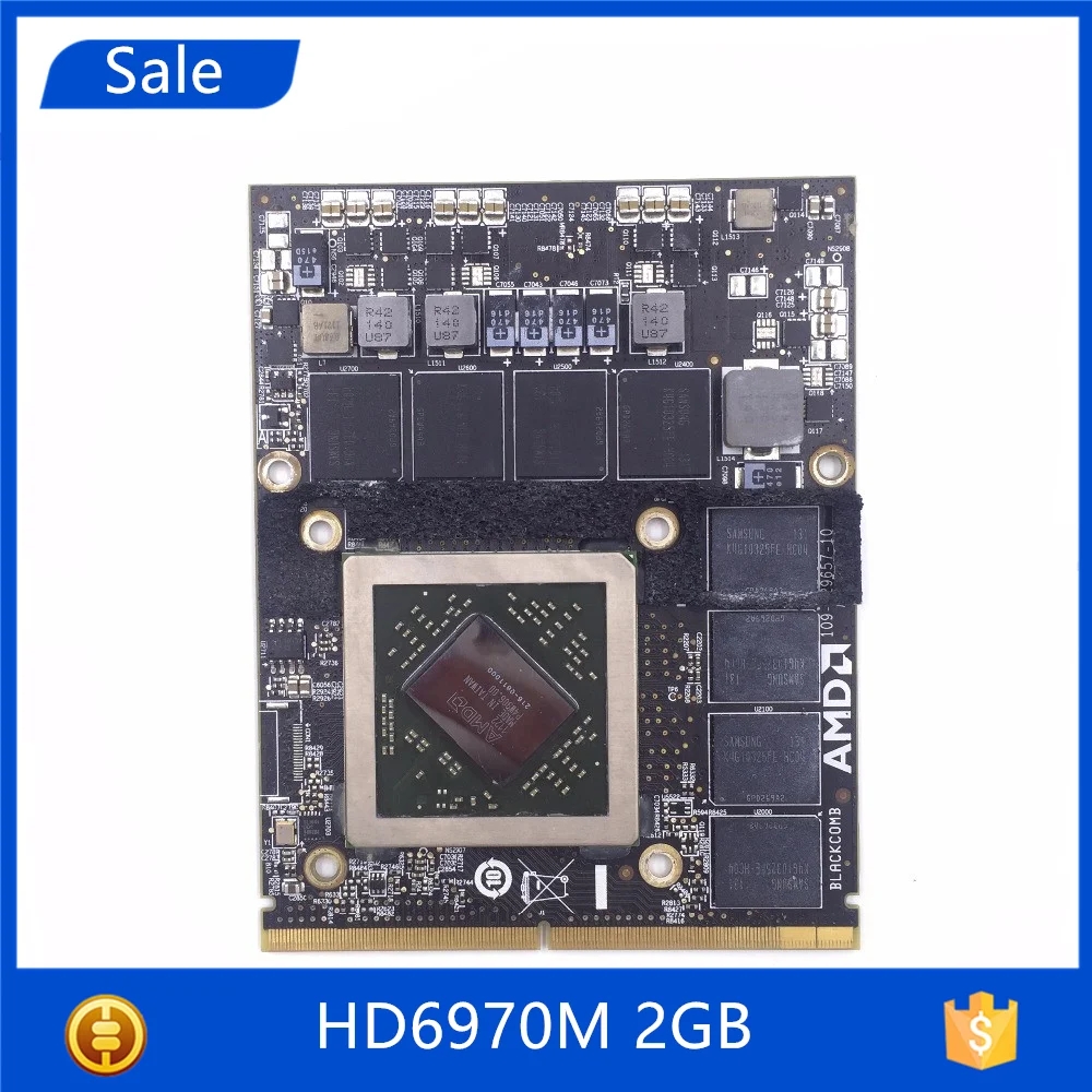 Оригинальная видеокарта для Apple iMac 27 &quotA1312 видеографическая HD6970 HD6970m VGA GPU 2G 2 Гб 109