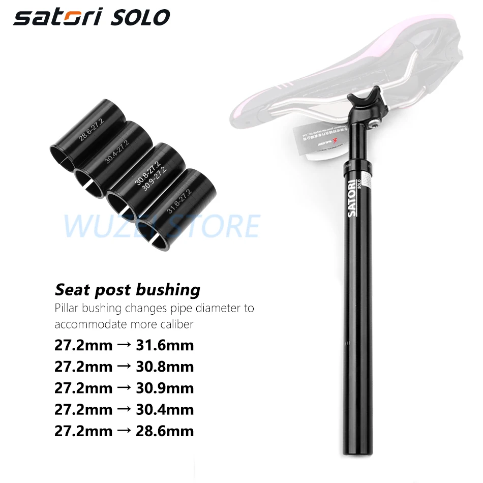 Satori велосипедный Подседельный штырь 27 2/28 6/30 4/30 8 30 9 мм * 355 алюминиевый Шок