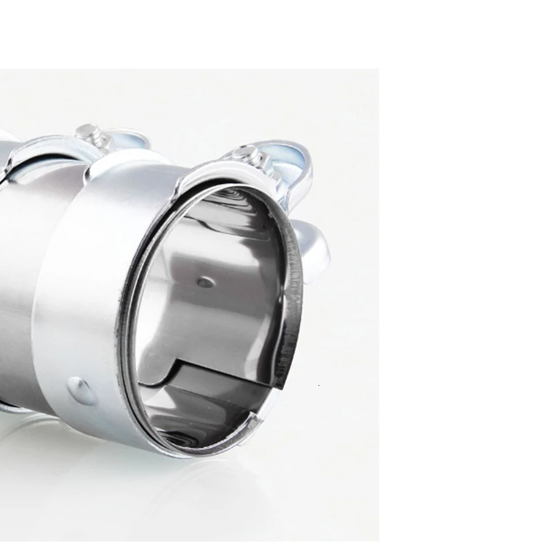 Автомобильный Универсальный зажим для выхлопной трубы из нержавеющей стали с