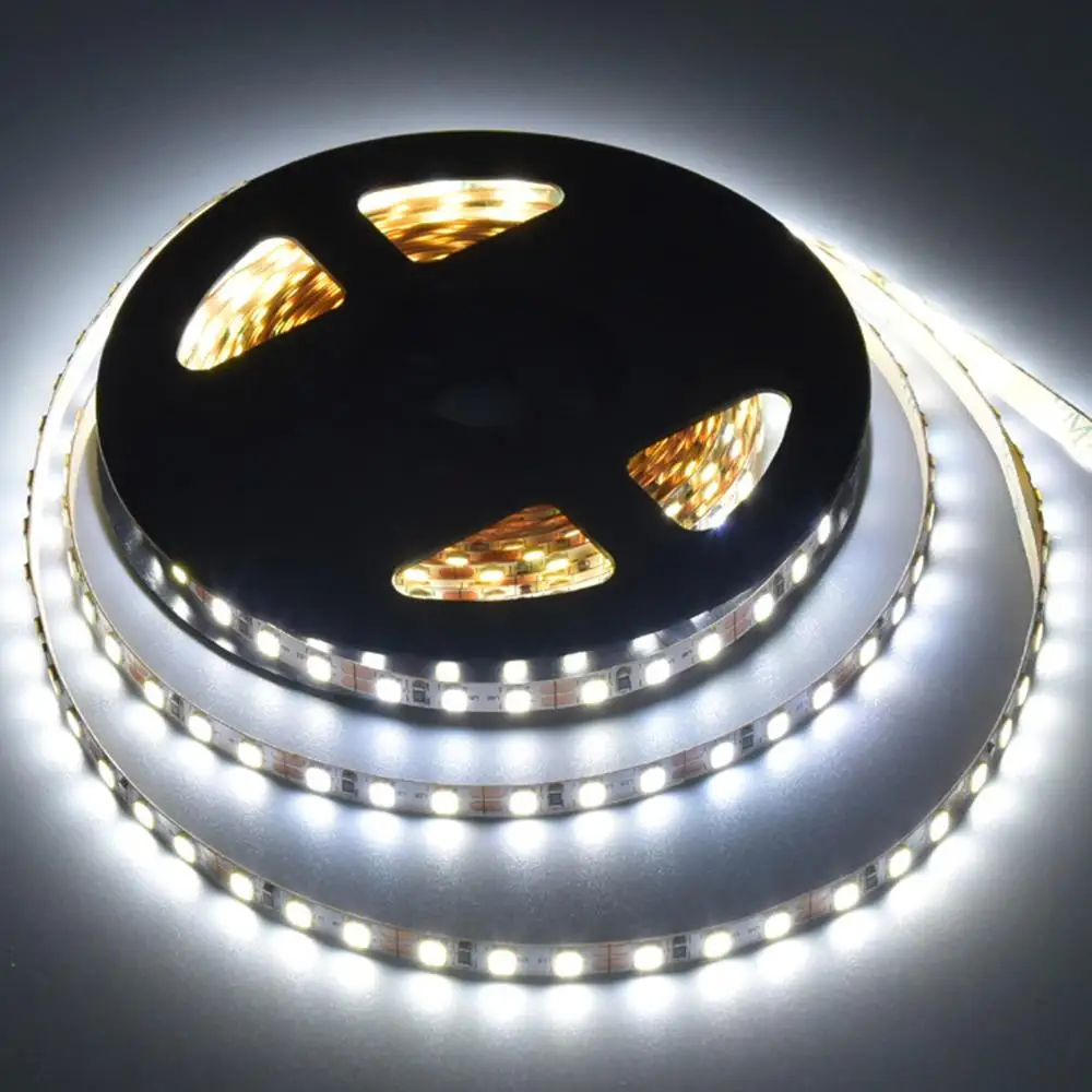 

IP20 side 5mm LED Strip Light 2835 SMD flexible diode tape lamp 120leds/m DC12V tiras led ribbon 50cm 1m 2m 3m 4m 5m 50m 100m