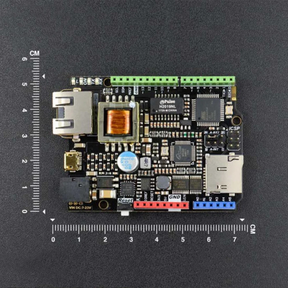 Модернизированная плата управления DFRobot W5500 Ethernet с ATmega32u4 и POE v2.0 совместима Arduino