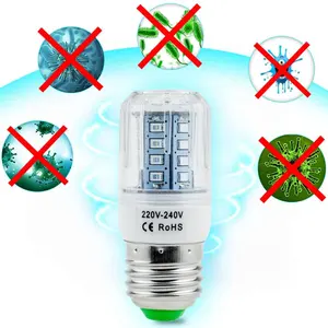 UVC светодиодный ная лампа E27 УФ светодиодный лампа 30 светодиодный E26 E14 B22 дезинфицисветильник светодиодсветодиодный лампа-кукуруза E12 ультрафиолетовая бактерицидная лампа для стерилизации