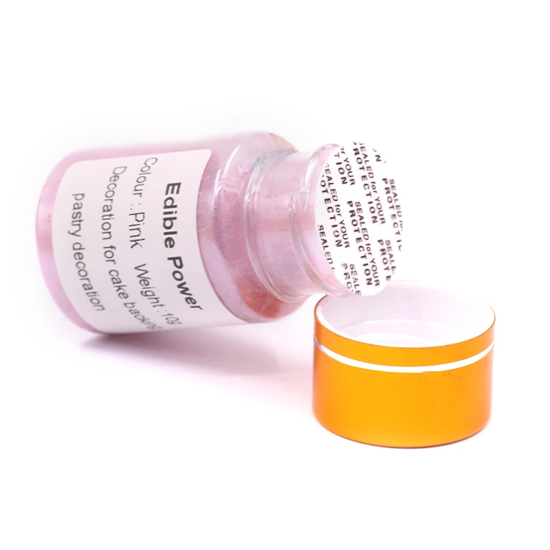 Съедобный пищевой краситель розовый порошок 10 г для выпечки и кондитерских