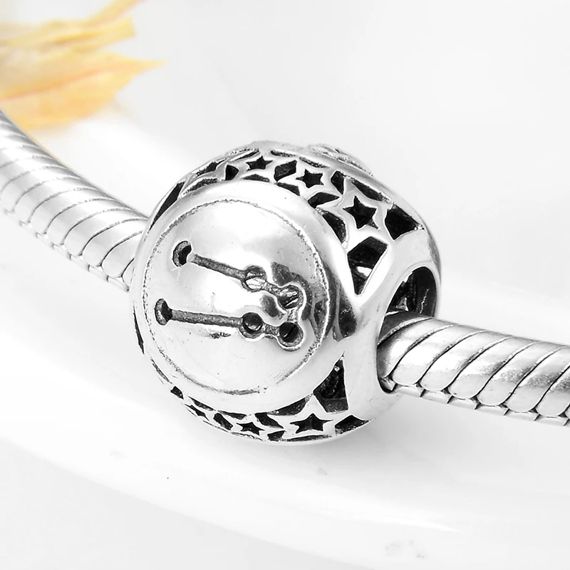 Бусины-талисманы из серебра 925 пробы со знаками Зодиака | Украшения и аксессуары