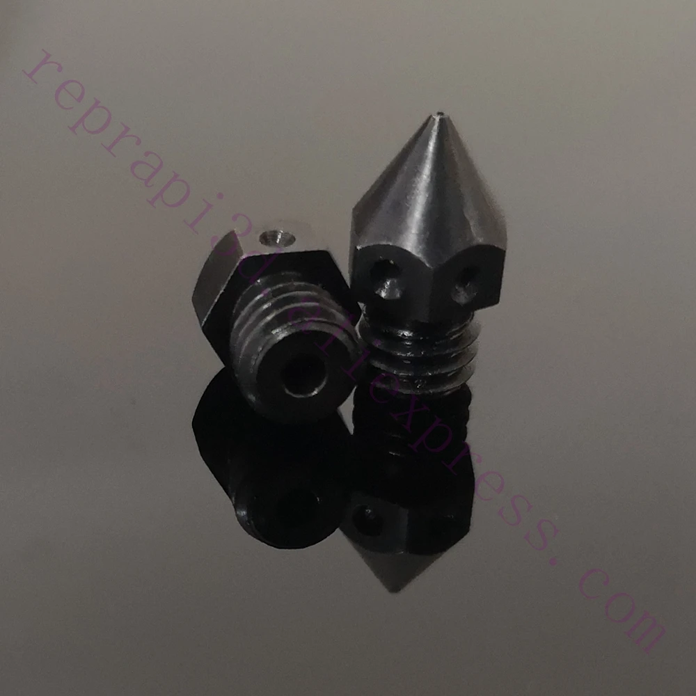 4x Sharp MK8 закаленные стальные сопла 0 4 мм M6 для 1 75 MK Creality CR 10 CR10 Ender3 pro ANET A8 3D