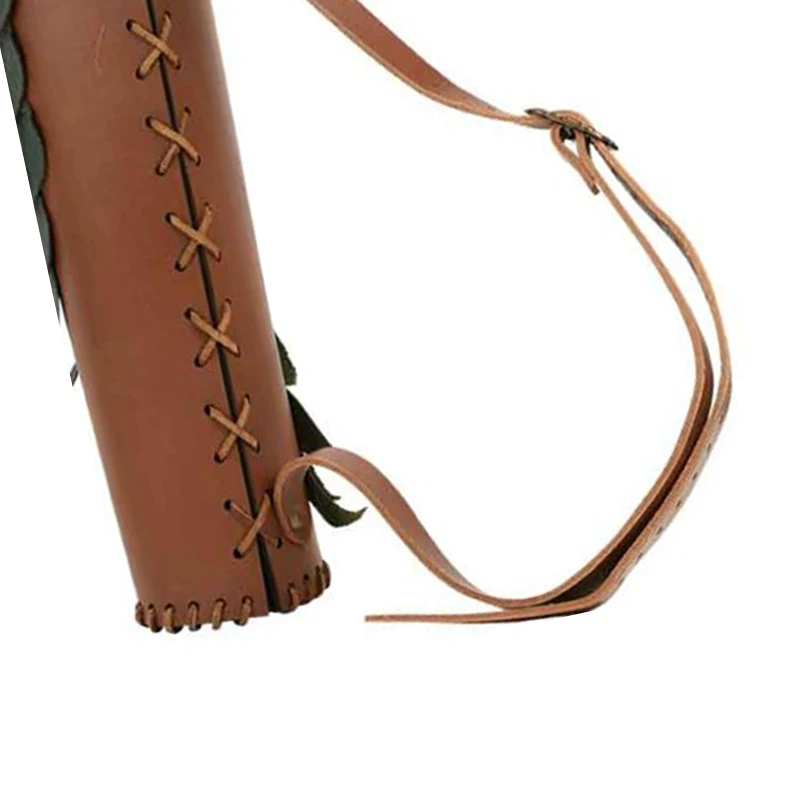 Кожаный колючий рыцарь со стрелками в средневековом стиле кочеобразный викингов