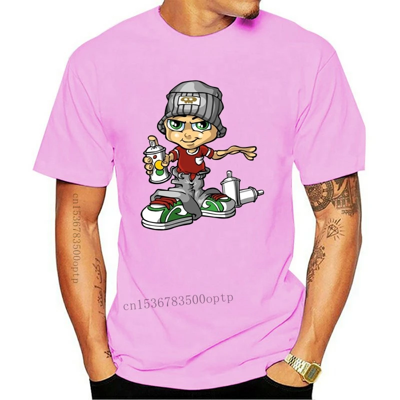 

New funny t shirts Graffiti boy Men's Fashion T-shirt