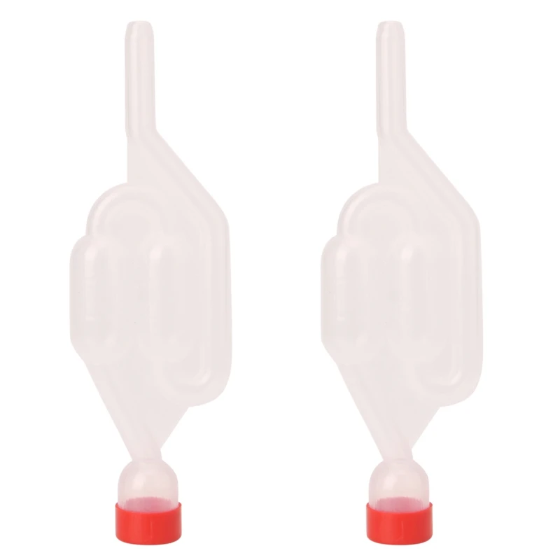 

2Pcs Air Lock Bubble Grommet Exhaust Water Seal Valve with Cork Beer Wine Making