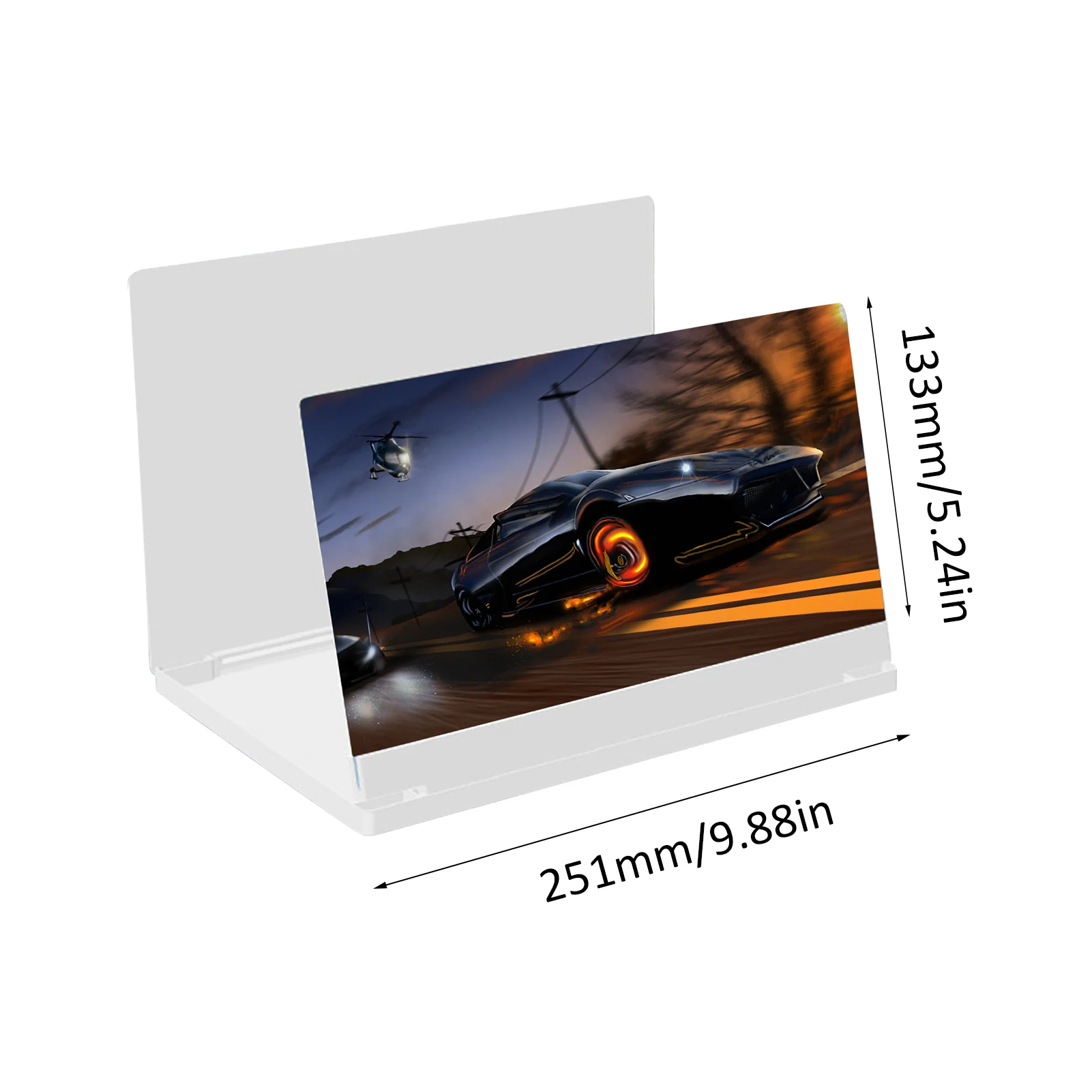 3D увеличитель для экрана телефона усилитель складной дизайн HD увеличение видео