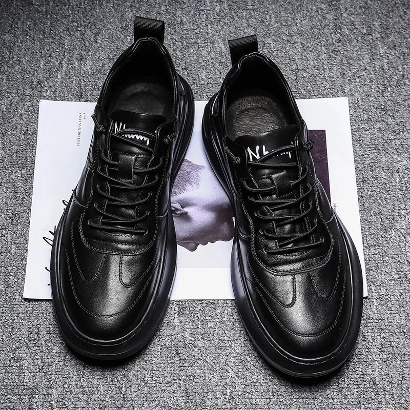 

2022 Autumn Men Casual Shoes Autumn And Winter Men's Board Shoes Light Sports Shoes Men Tennis Sneaker Soft White Shoes Male Fla