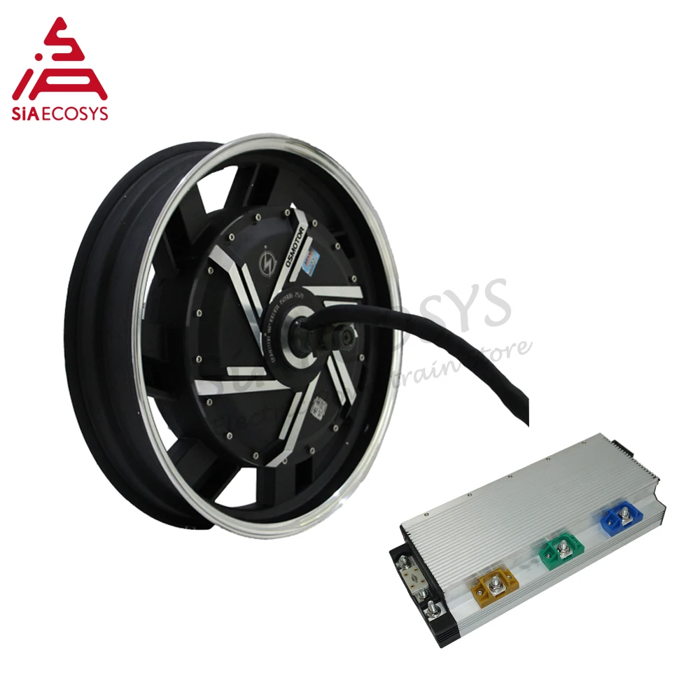 SiAECOSYS QS 16*3.0inch 8000W 273 50H V3 120kph Electric scooter motor with APT FOC AE96600 72V 96V 8kW 10kw Speed controller | Автомобили