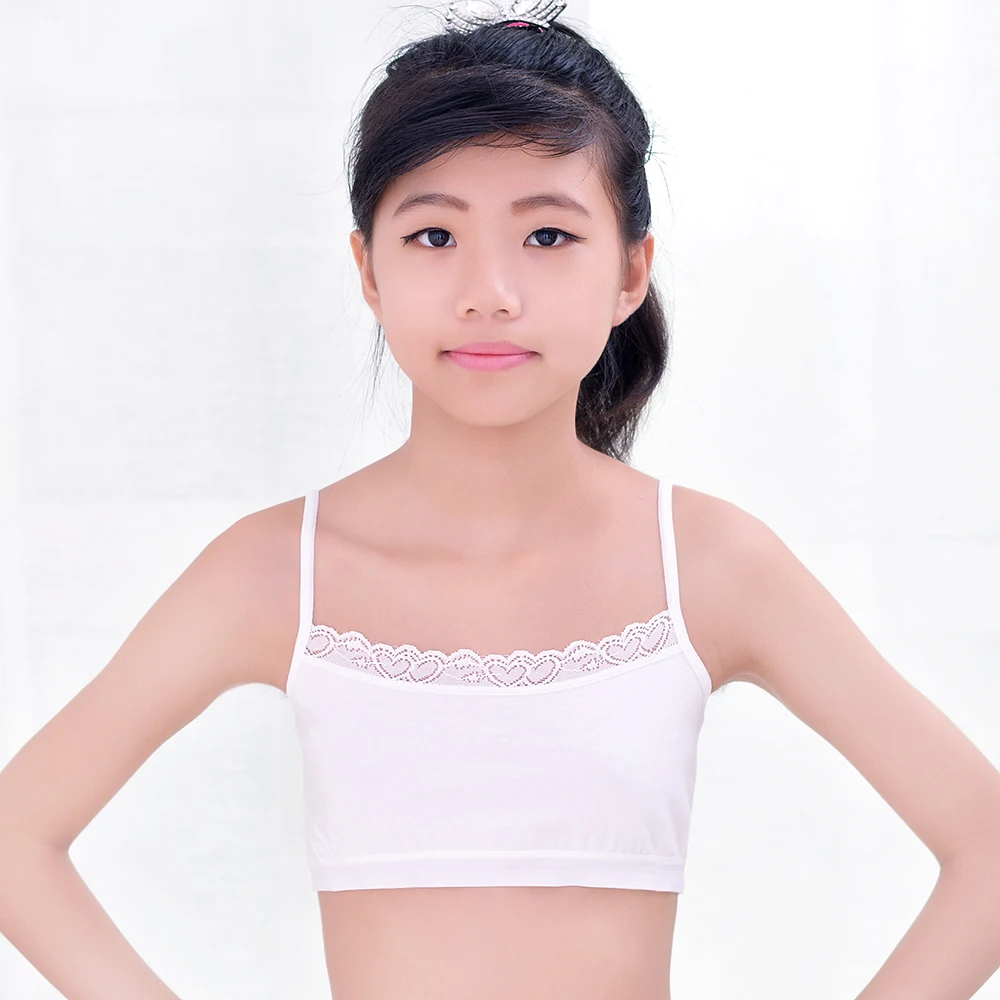 4 шт./лот детский бюстгальтер для ухода за грудью От 6 до 12 лет хипстерское