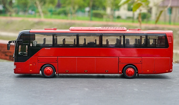 Оригинальная коробка 1:43 Масштаб Китай YuTong автобус туристическая машина литые игрушечные модели ZK6122H детские подарки