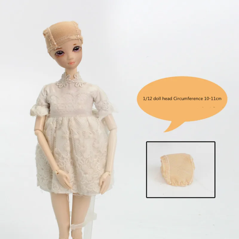 Аксессуары для кукол сделай сам сетка фиксированных волос нескользящая шапочка