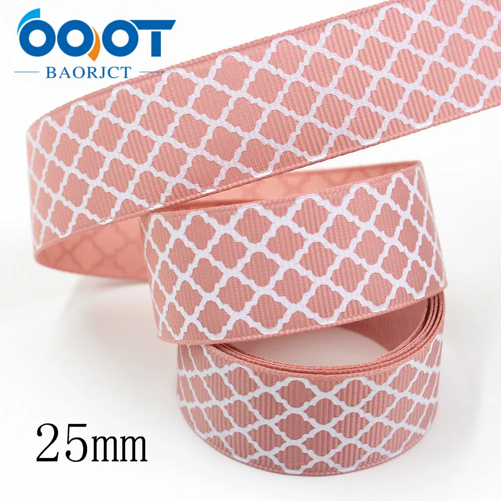 OOOT BAORJCT L-20324-147 25mm 10yards bronzing ribbons wedding party decoration materials DIY Handmade gift packaging | Дом и сад