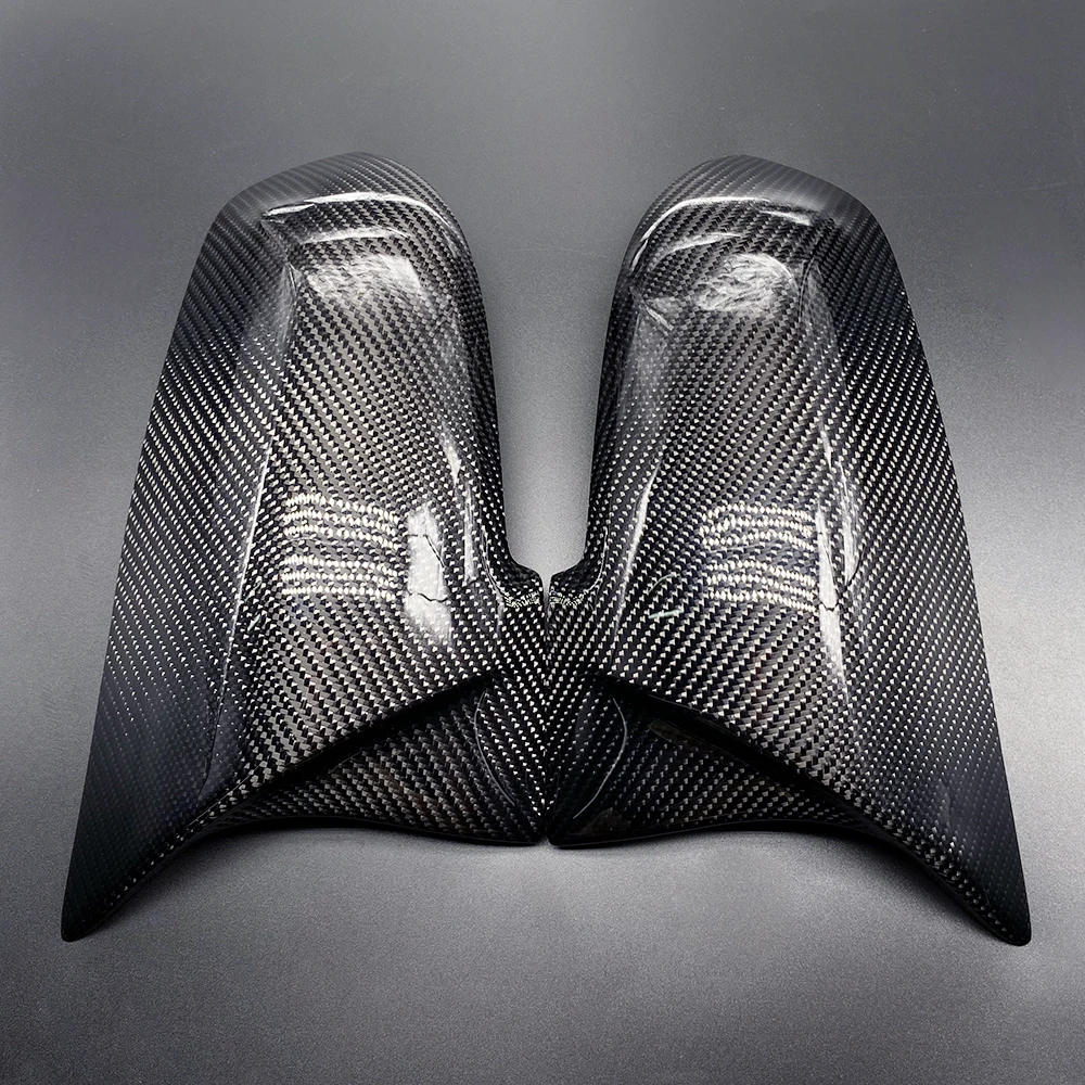 

2 pieces Rearview Side Mirror Cover Cap For BMW 1 2 3 4 Series F20 F22 F30 F35 F32 F34 Rear Mirror Cap Accessories Carbon Fiber