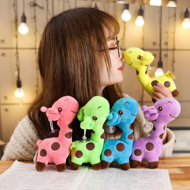 

18cm Unisex Cute Gift Plush Giraffe Soft Toy Animal Dear Doll Baby Kid Child Christmas Birthday Happy Colorful Gifts