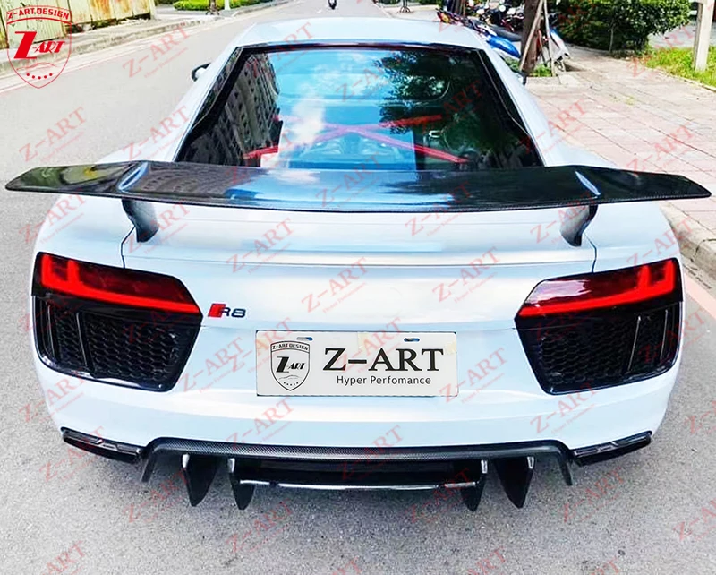 2016-2020 R8 carbon fiber aerokit for Audi body kit MK2 tuning bumper lips | Автомобили и мотоциклы