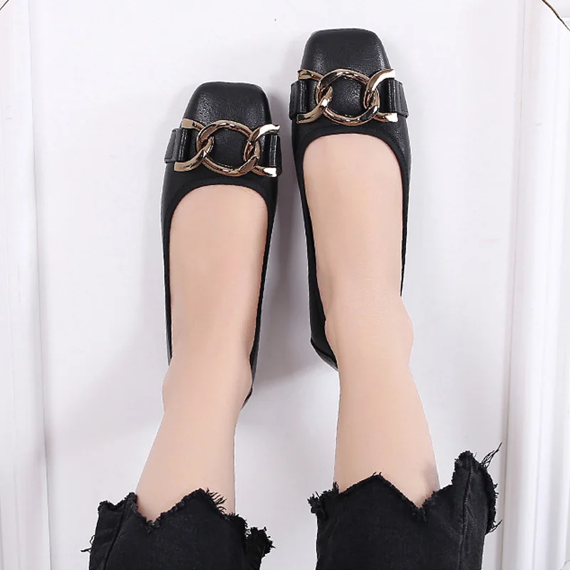 

SNURULANLuxury Women Shoes Flats Slip On Loafers Fashion Brand Women Flat Shoes Elegant Ladies High Quality Shoes