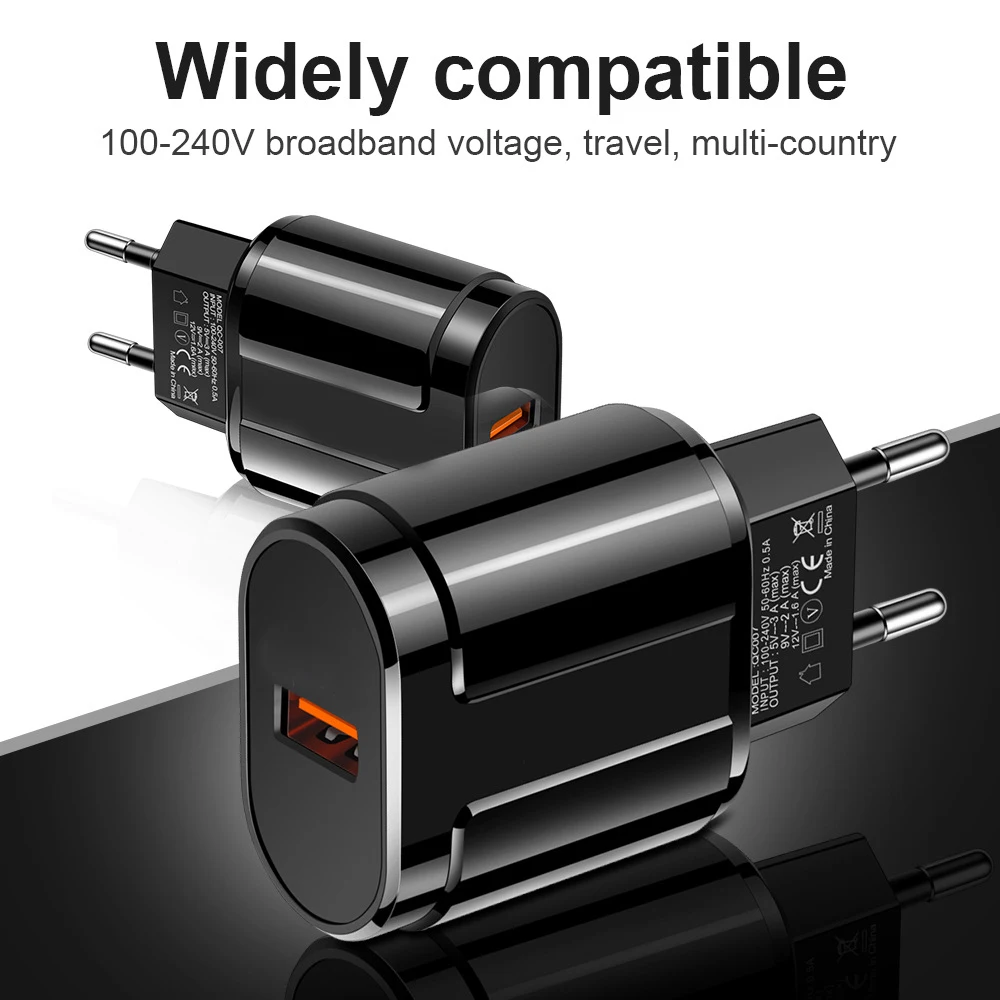 Универсальное зарядное устройство USB быстрая зарядка 3 0 настенное адаптер с