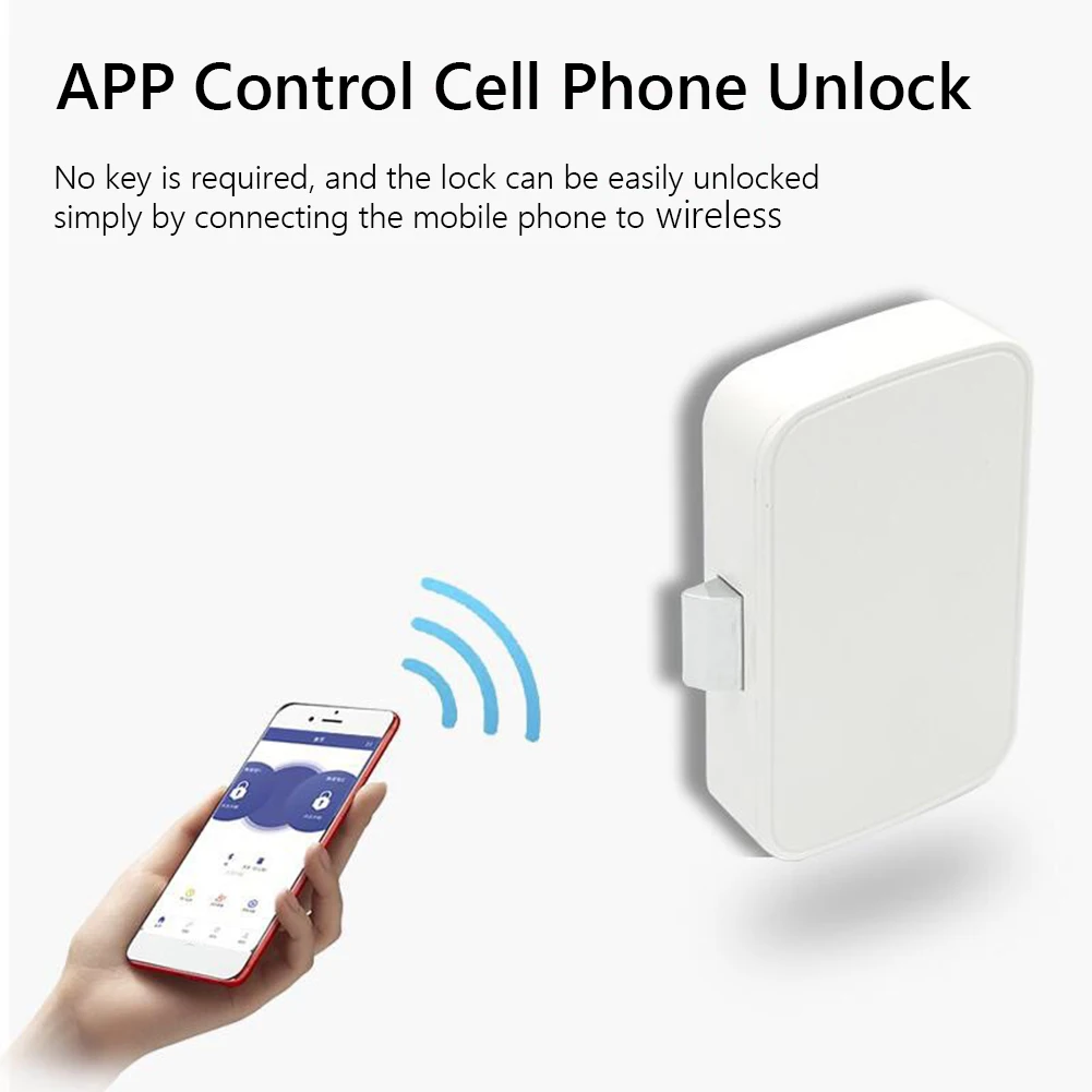 

T1 Tuya APP Bluetooth-совместимый электронный Невидимый смарт-замок для ящика