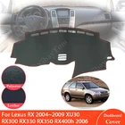 Нескользящий кожаный коврик для приборной панели Lexus RX 2004  2009 XU30, солнцезащитный козырек, Аксессуары для автомобилей RX300 RX330 RX350 RX400h 2006