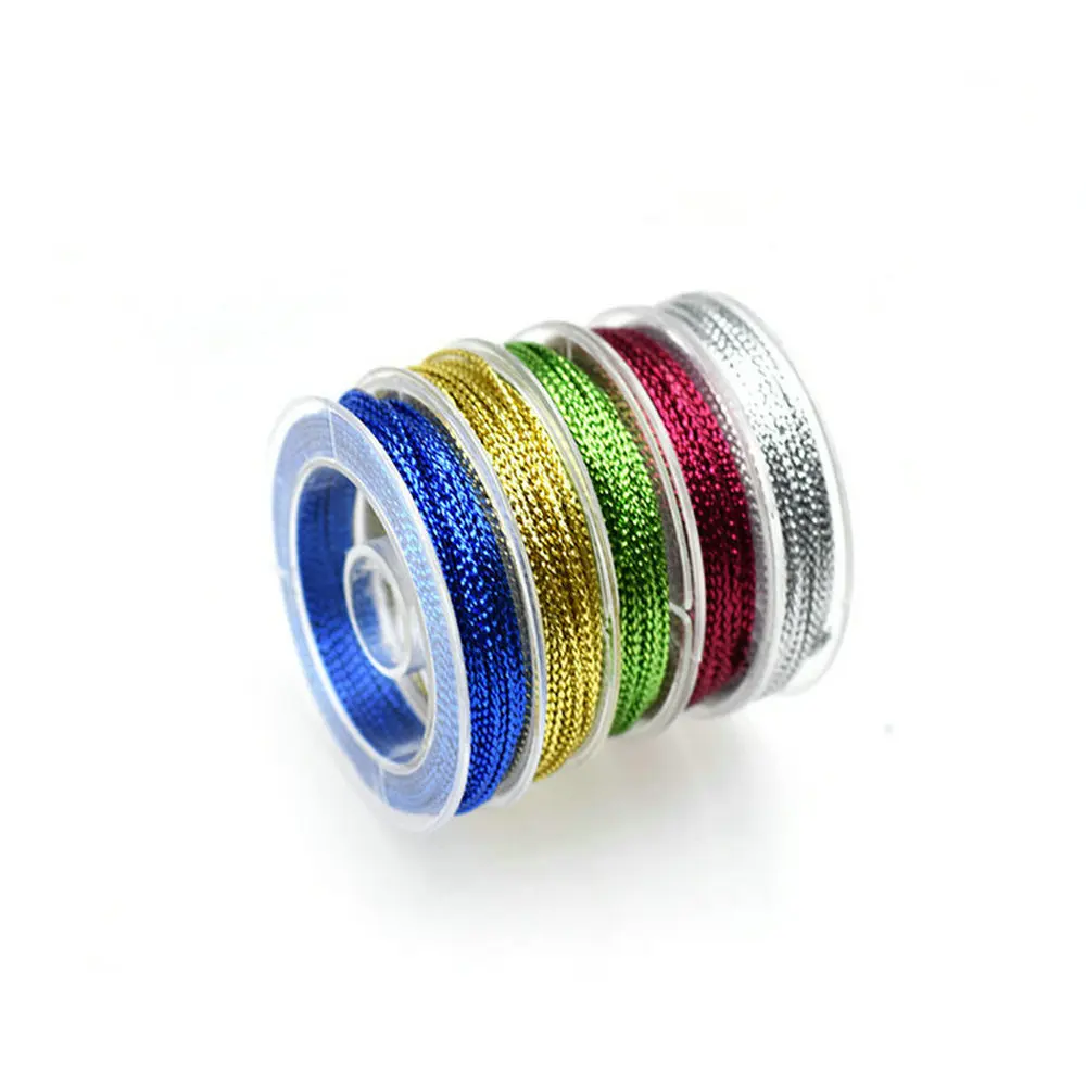 9 шт. металлическая нить швейные нитки вышивка крестиком Шелковые шнуровка