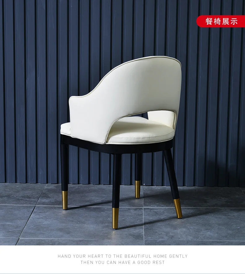 Мраморный обеденный стол из нержавеющей стали круглый + 6 кожаных стульев|Наборы