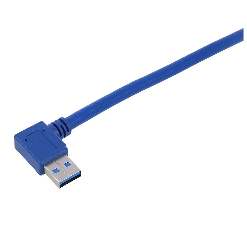 22 см синий USB 3 0 90 градусов Штекерный разъем адаптера m/f | Электроника