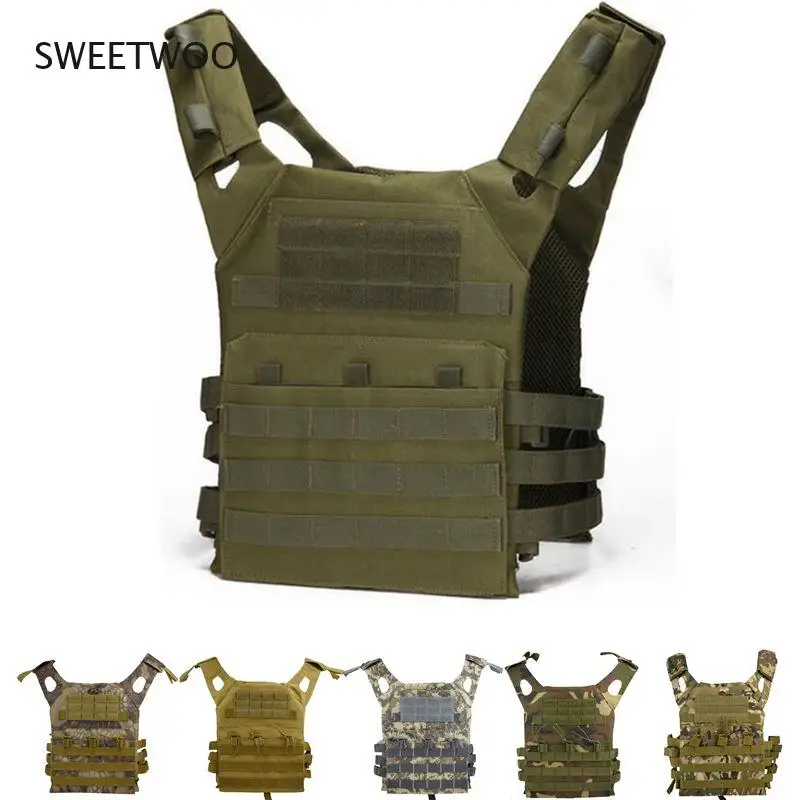 Tactical Equipment Hunting Vest Airsoft Paintball Protection Vest Plate Carrier Vest Military Gear Body Armor