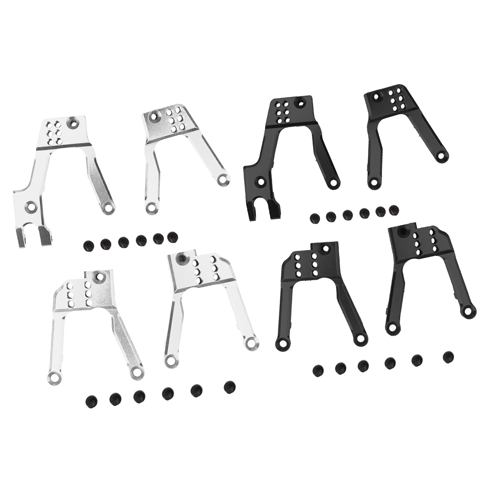 

4pcs 1:10 RC Car Alloy Shock Absorber Towers Mount Hoops for SCX10 II