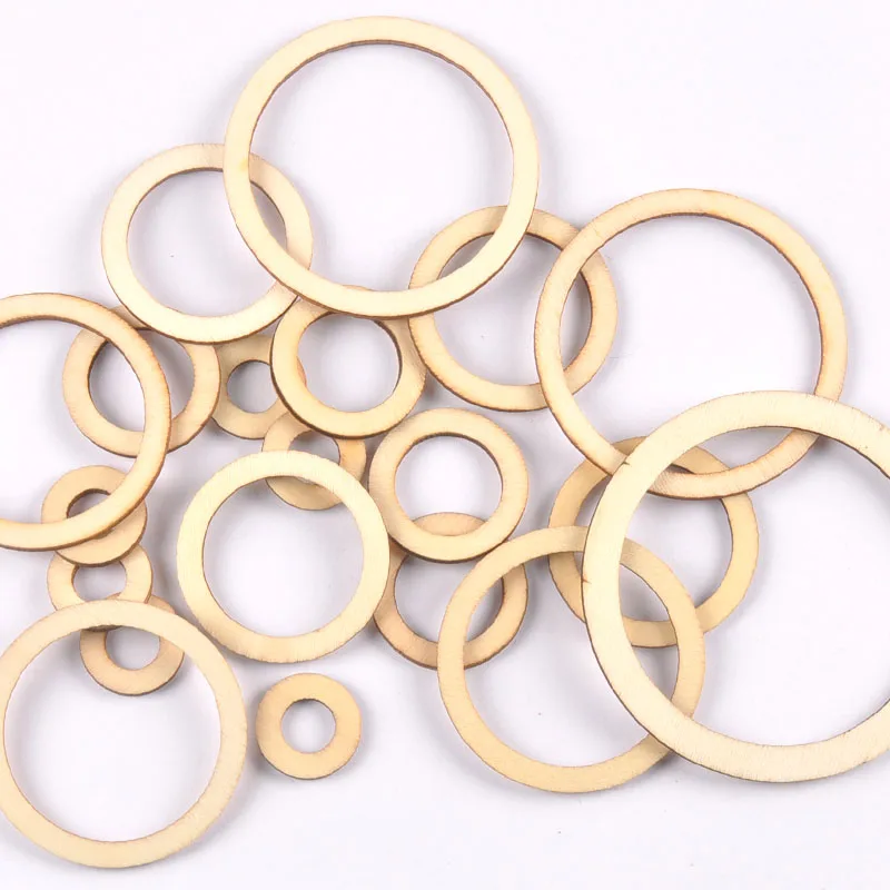 Круг/кольцо Изделия из дерева для скрапбукинга &quotсделай сам&quot натуральный
