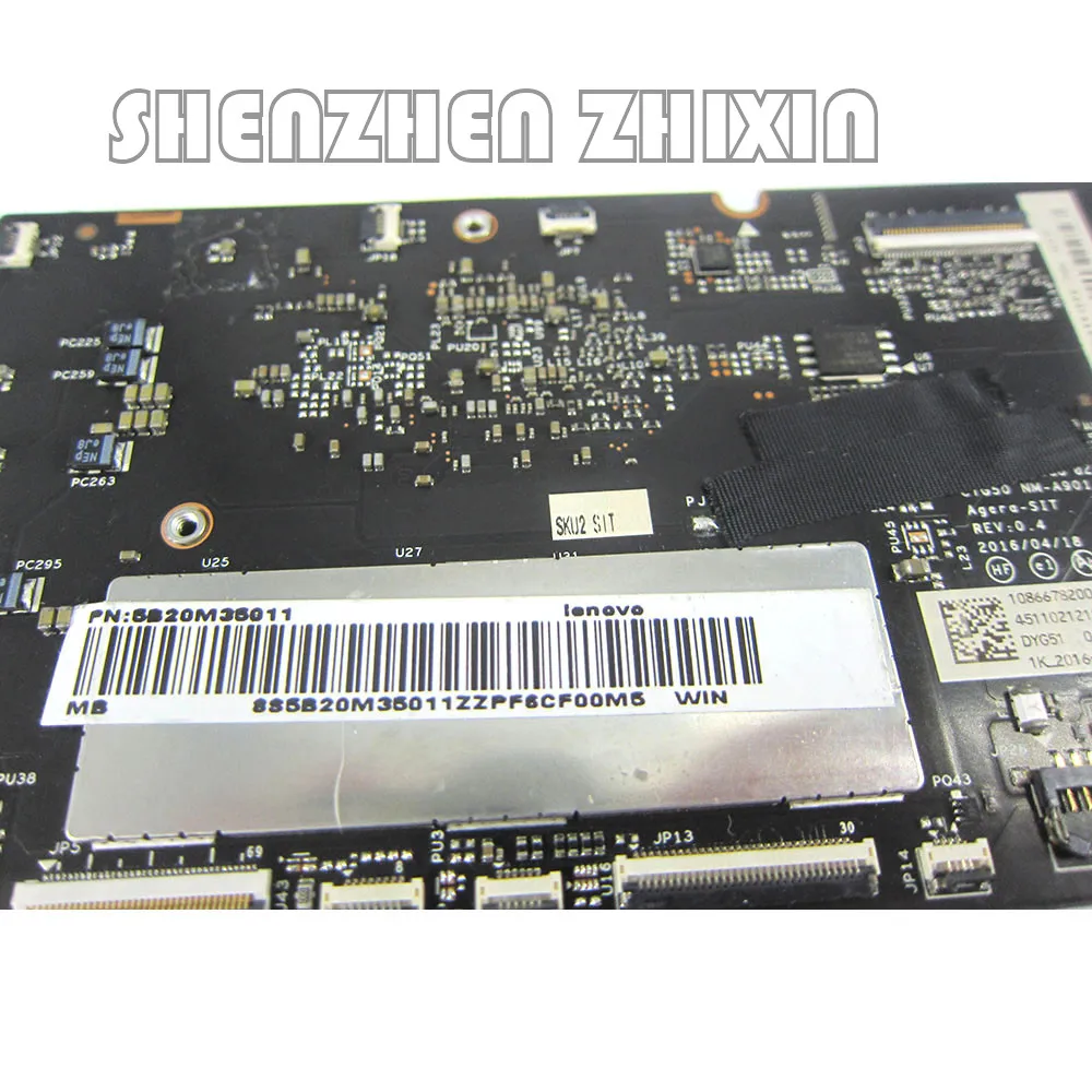 yourui for lenovo yoga 910 13ikb yoga 910 laptop motherboard i7 7500u cpu 8gb ram yoga 910 13ikb mainboard nm a901 100 test free global shipping