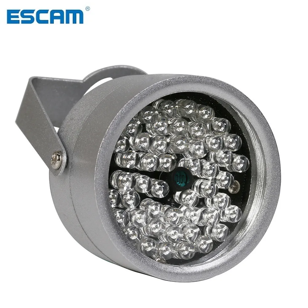 

ESCAM CCTV светодиоды 48IR осветительный светильник IR инфракрасное ночное видение металлический водонепроницаемый CCTV заполняющий светильник дл...